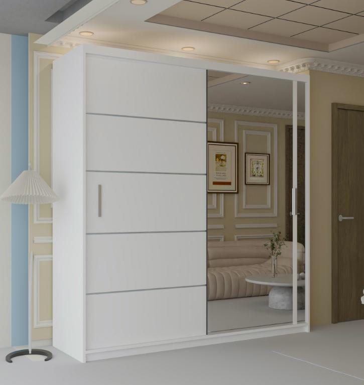 Vision New Sliding Mirror Door Wardrobe