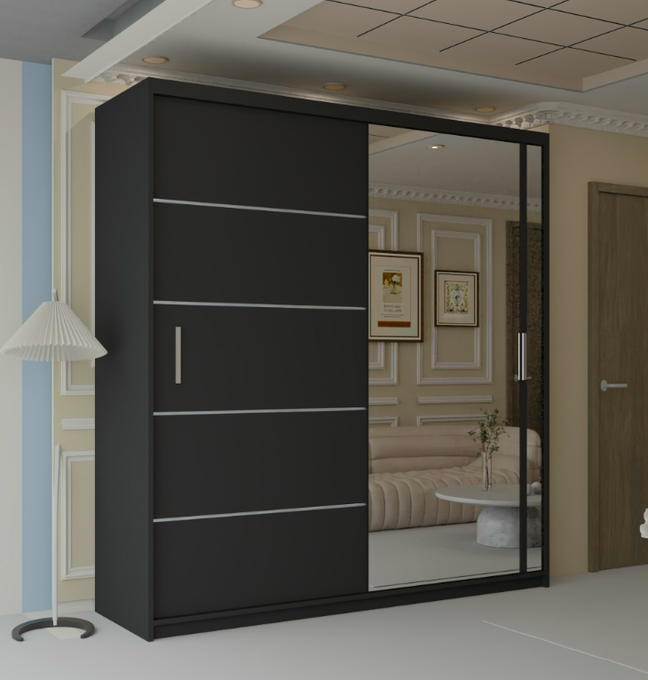 Vision New Sliding Mirror Door Wardrobe