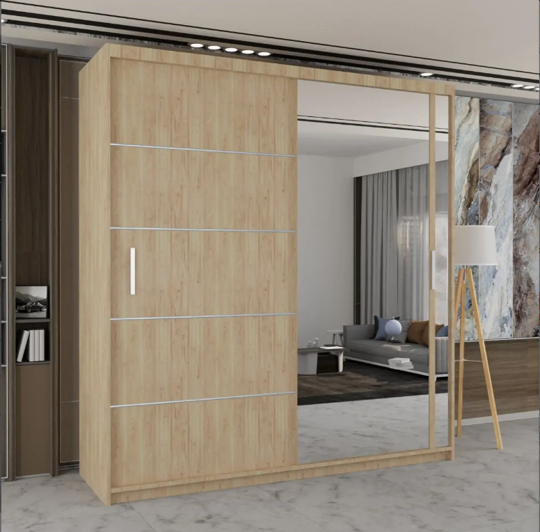 Vision New Sliding Mirror Door Wardrobe
